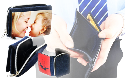 Portafogli personalizzato con le tue immagini pi&ugrave; belle per rendere i tuoi accessori originali e alla moda